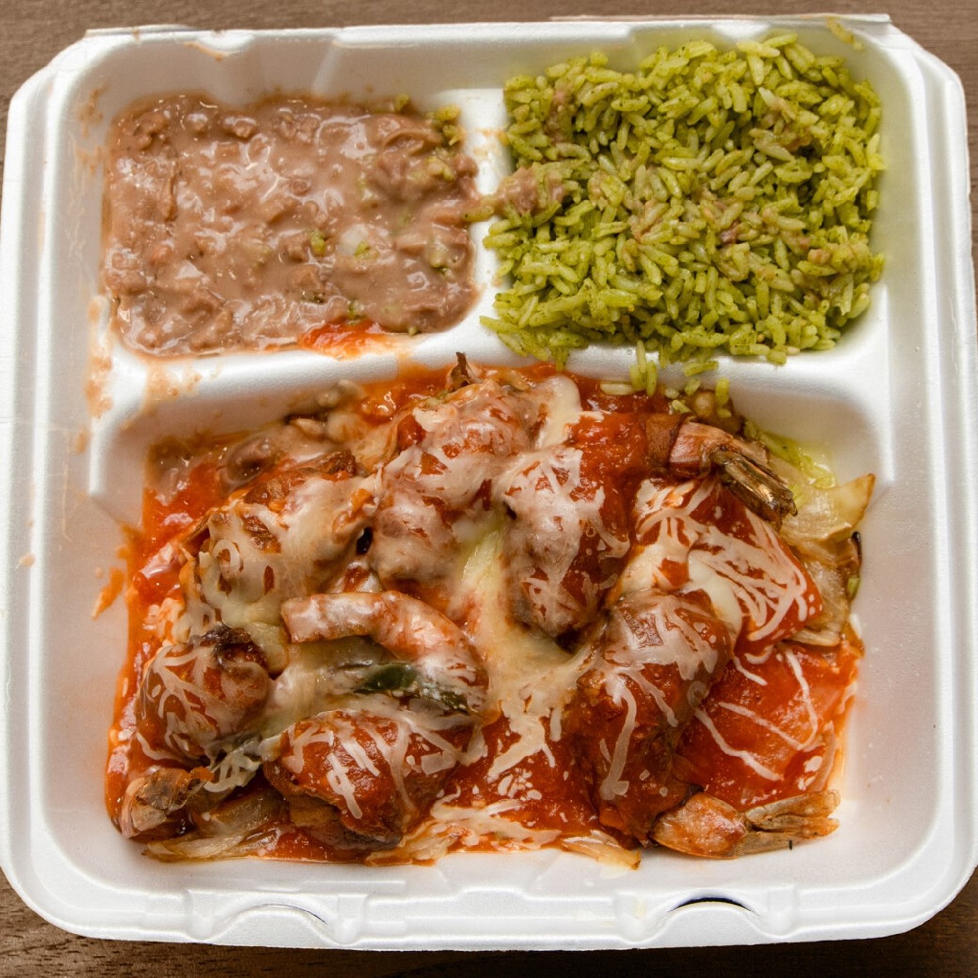 Brocheta De Camarones