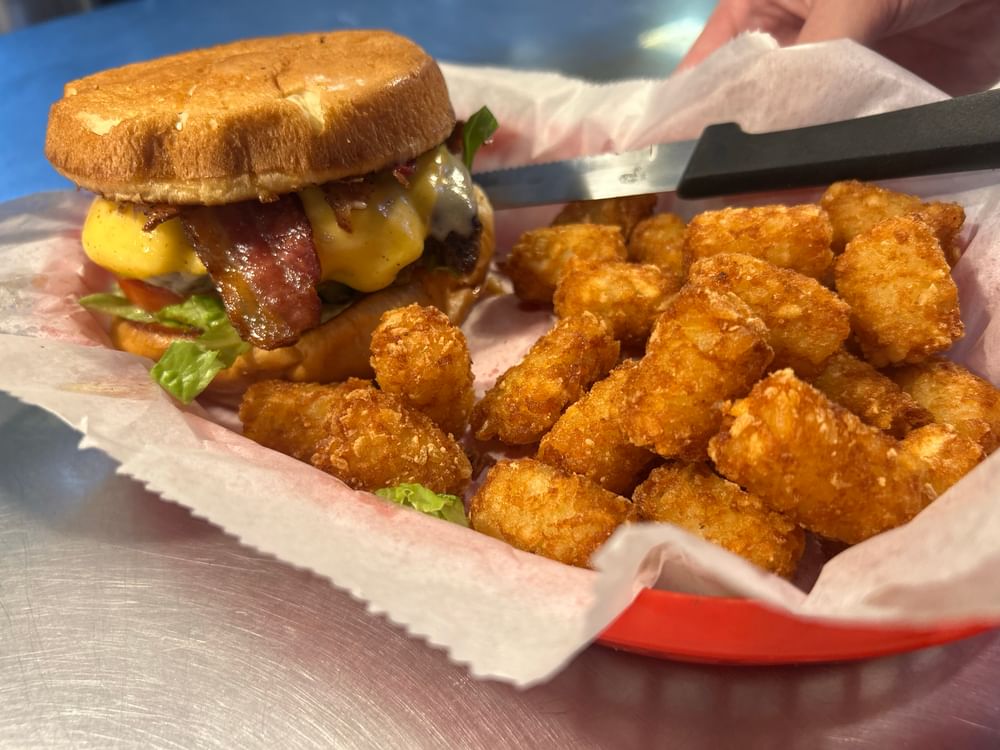 Samburger with Sam's Special 4 Cheese Blend