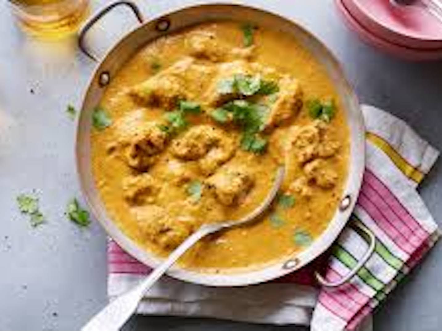 #07 -Combo Plate - Mix Veg Dal &  Chicken Curry