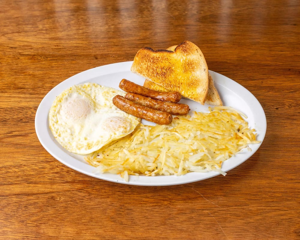 Two Eggs Any Style with Link Sausage