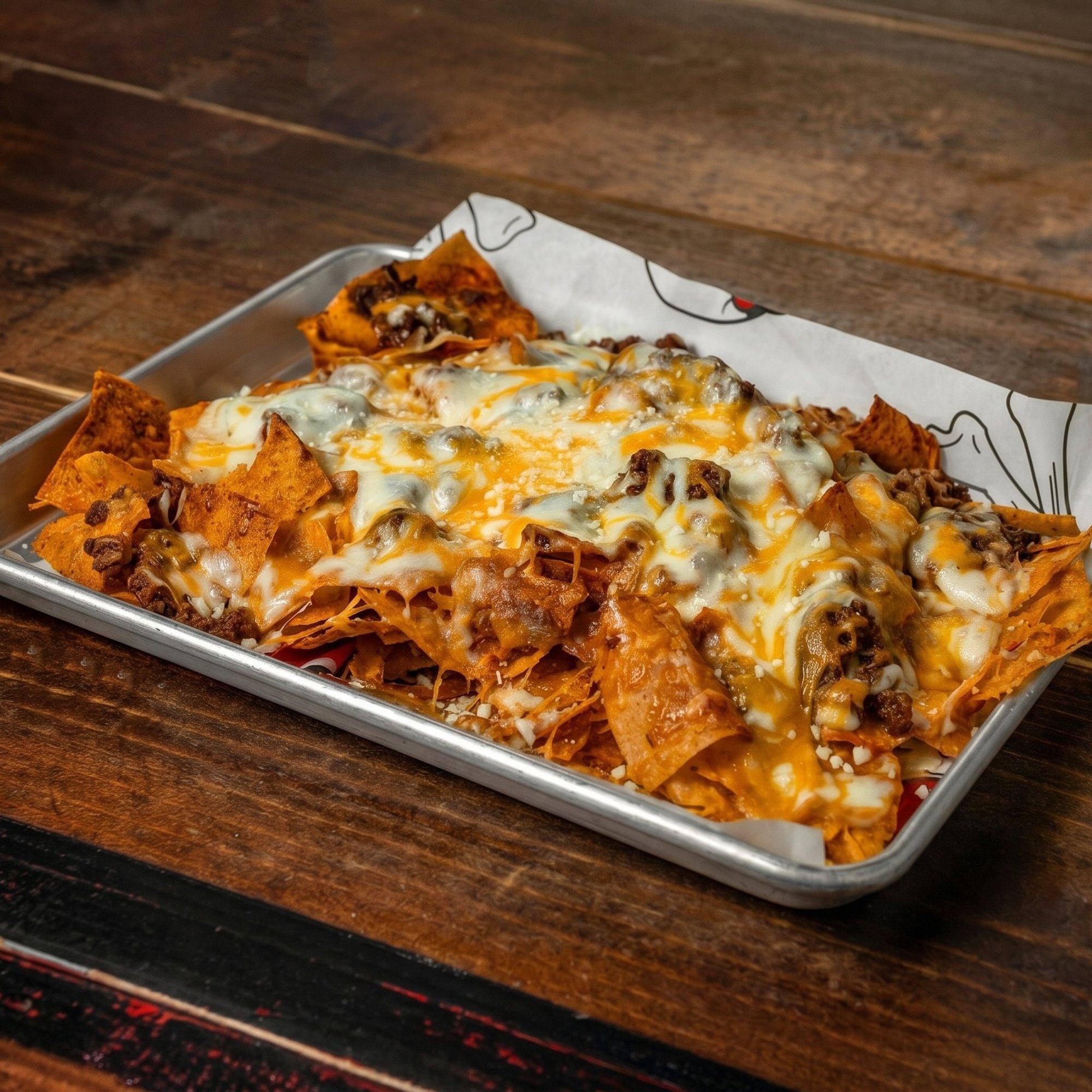 Spicy Beef Nachos