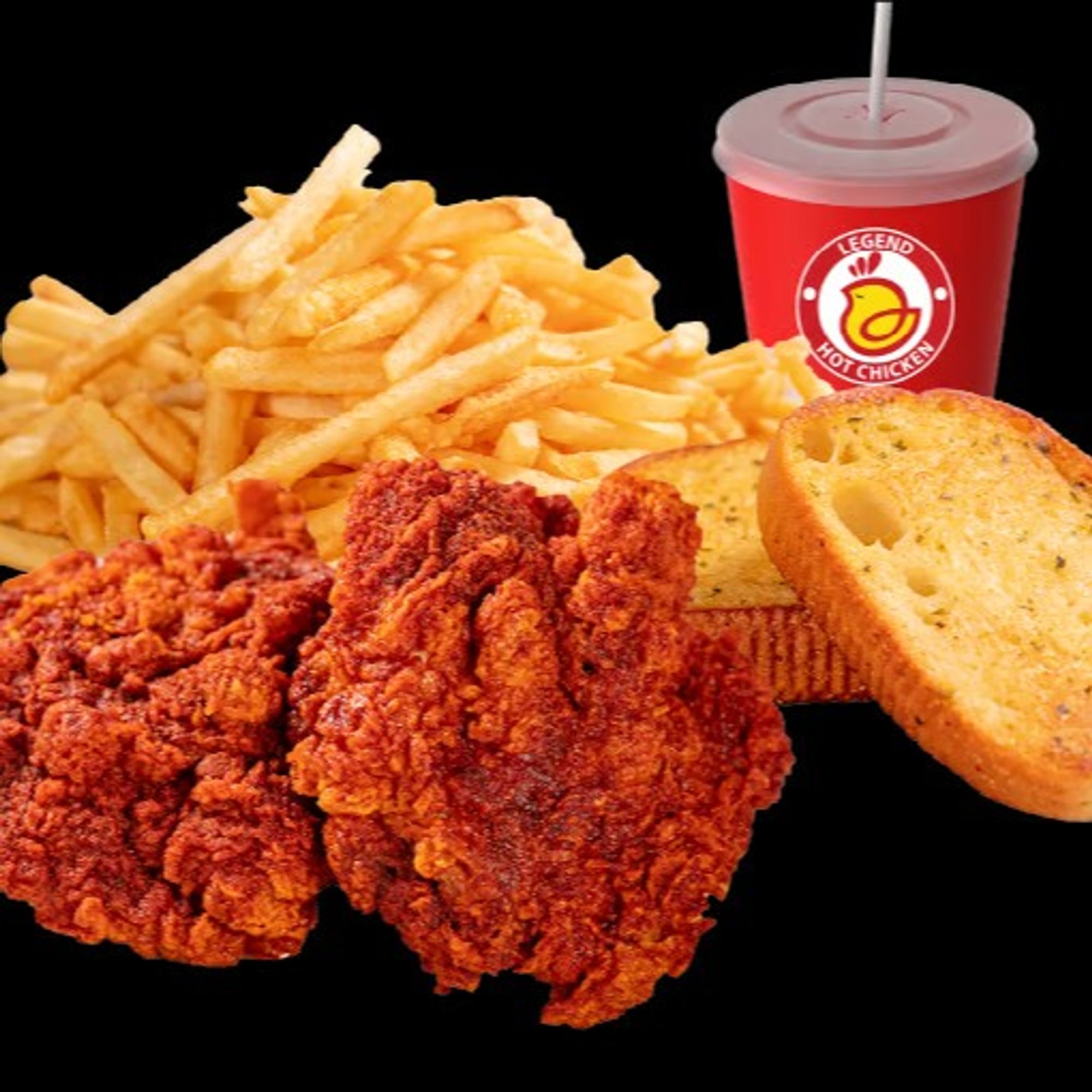 2 Thighs and 2 Toast Combo