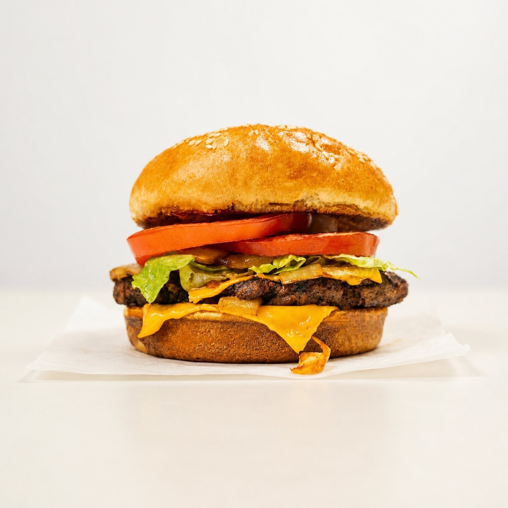 Chapli Kabab Burger Meal
