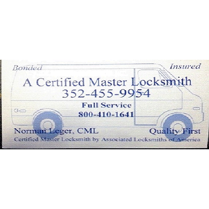 A Certified Master Locksmith, Norman Leger Logo