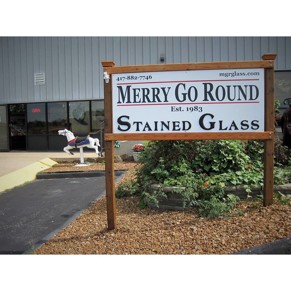 Merry Go Round Stained Glass Center Logo