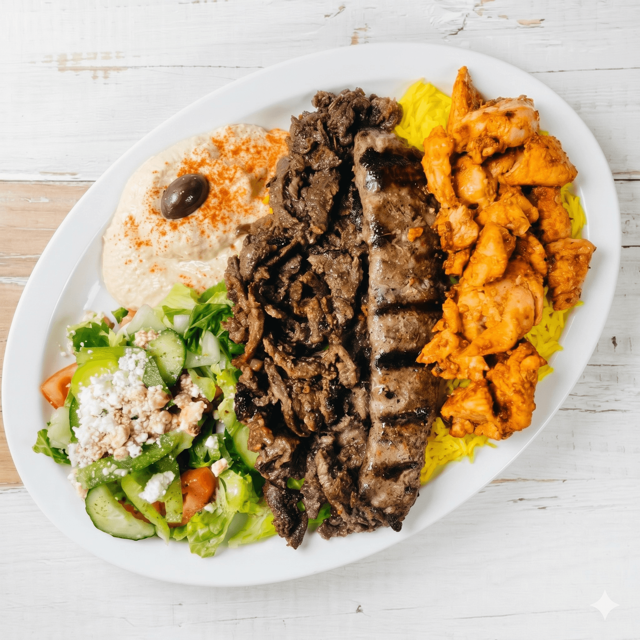 Combination Plate 3 Meats