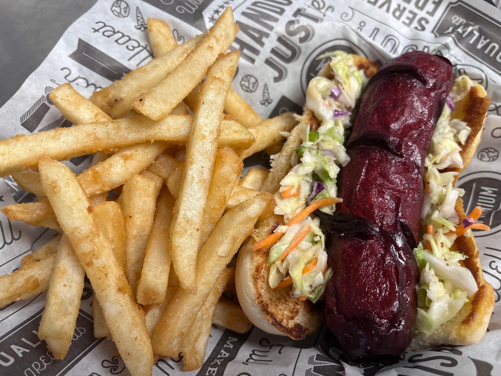 Kaye's Slaw Dog + FRIES - Value Meal