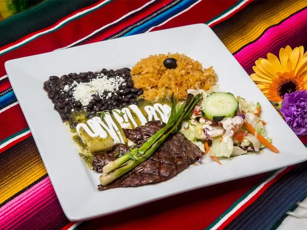 Enchiladas Suiza & Steak