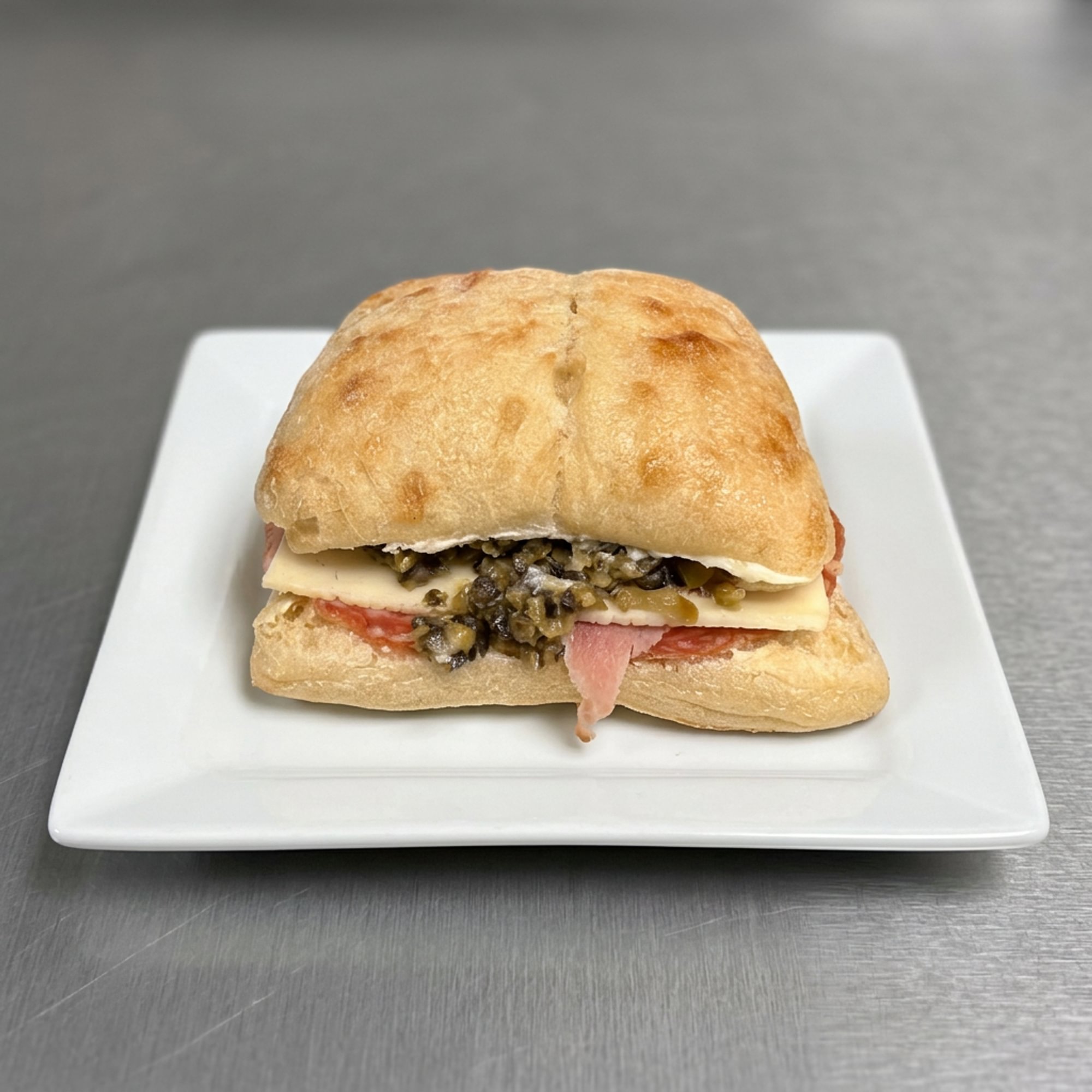 Salami Ciabatta Muffuletta