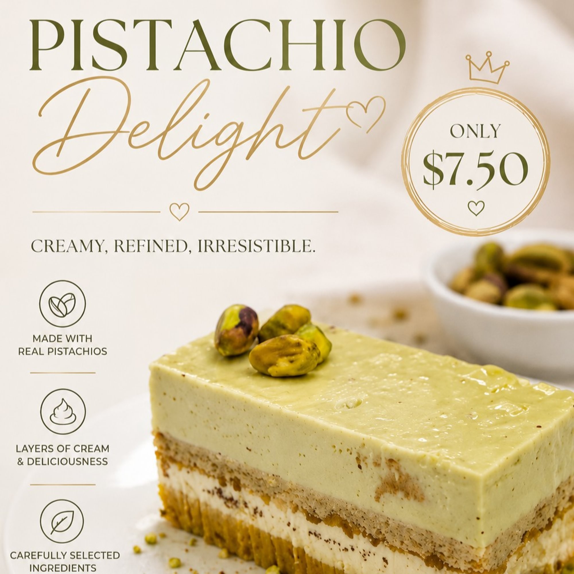 pistacchio cake
