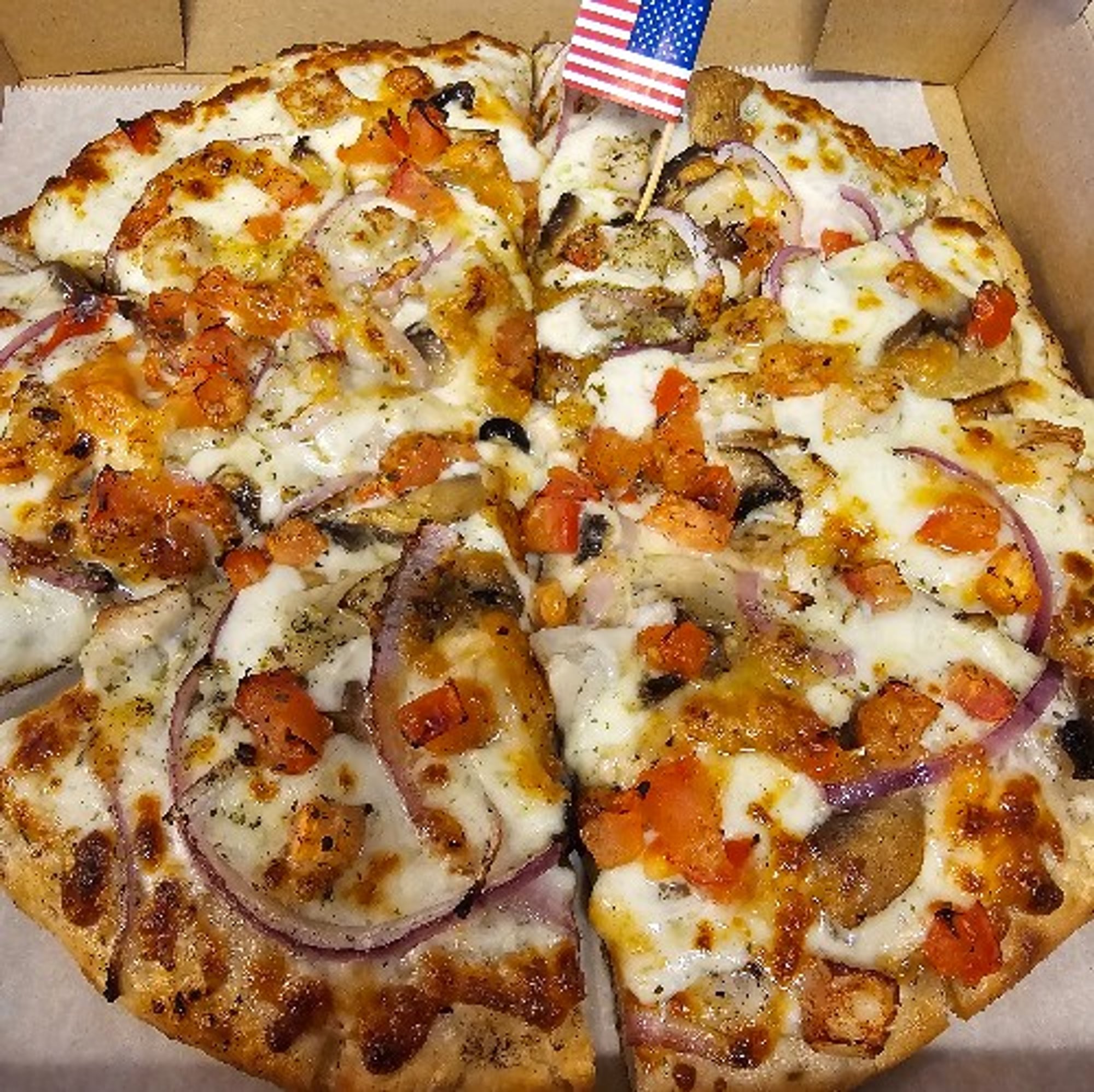 Chicken Alfredo Pie (15")