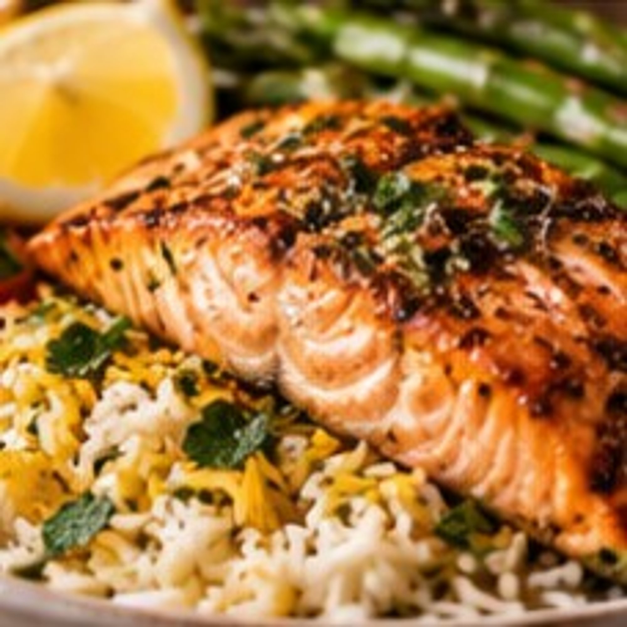 Salmon Over Rice