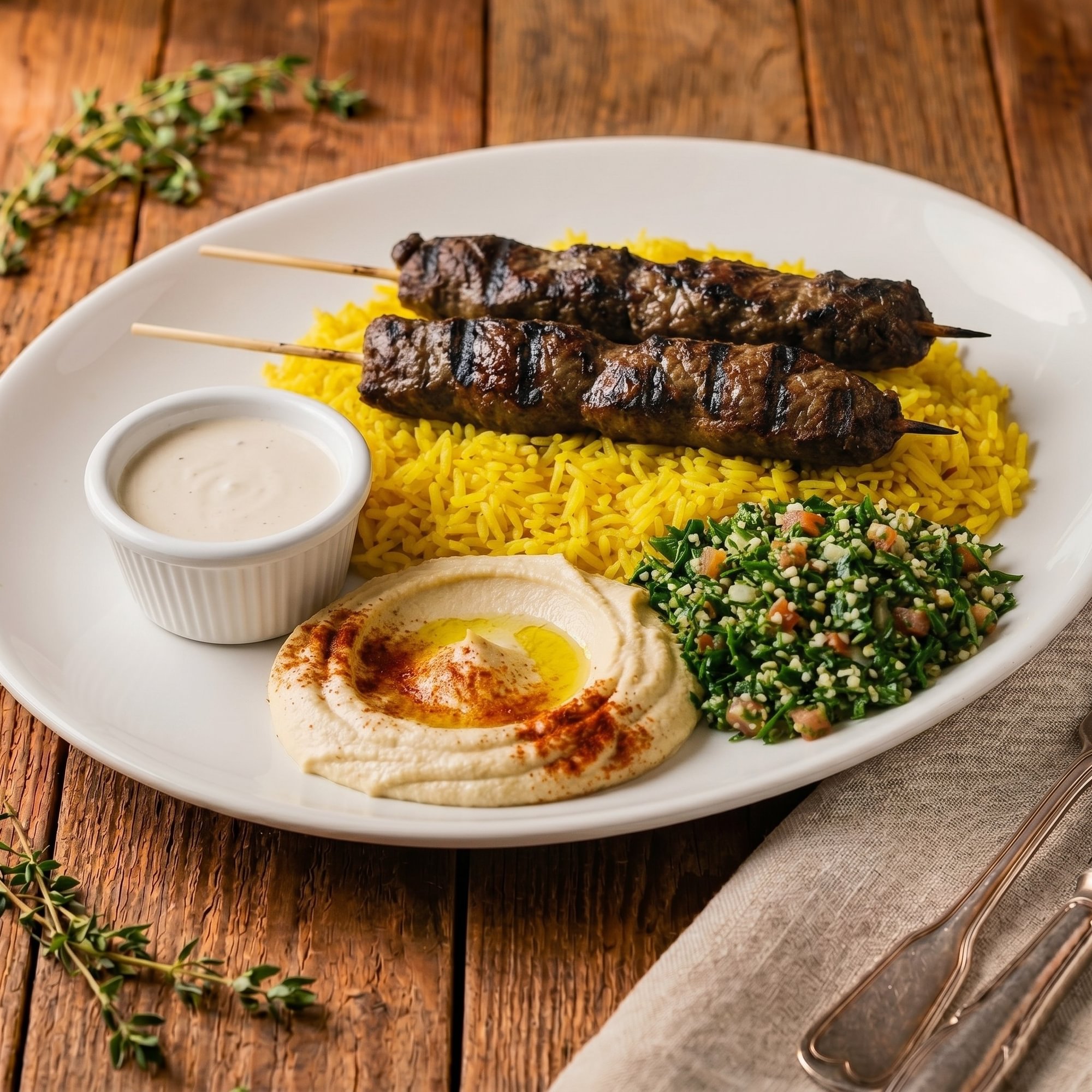 Dinner Kafta Kabab