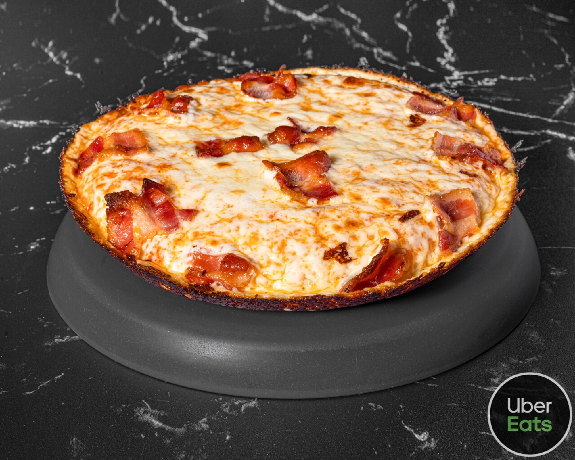 Pizza de tocino