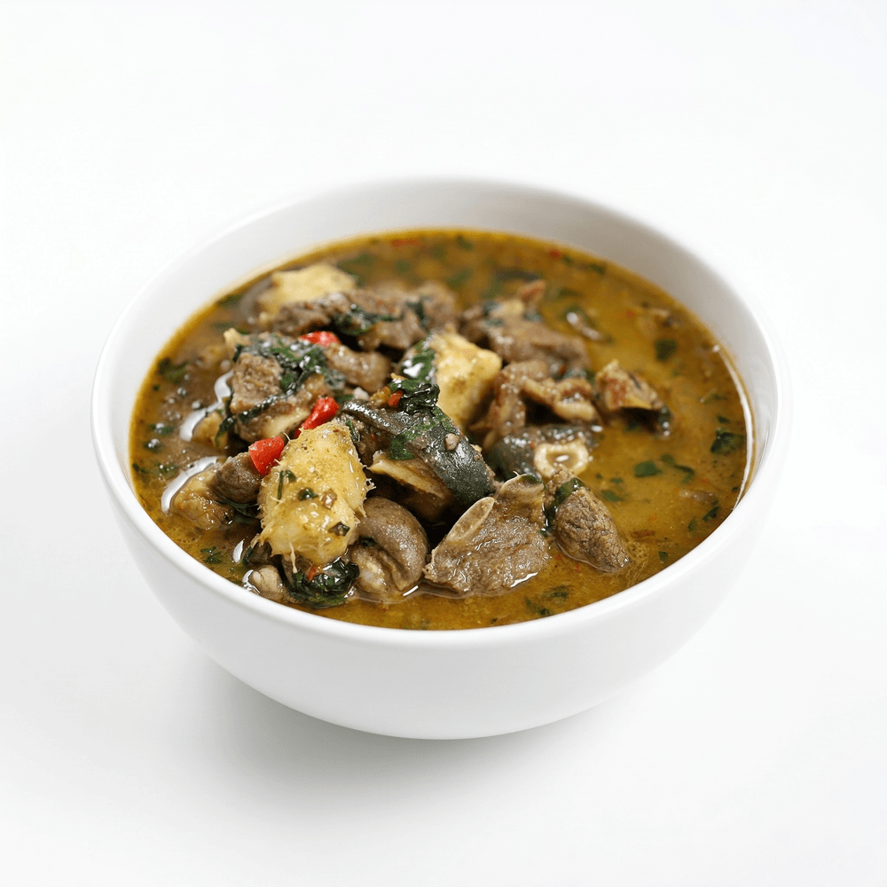 Nigerian Pepper Soup & Goat Meat