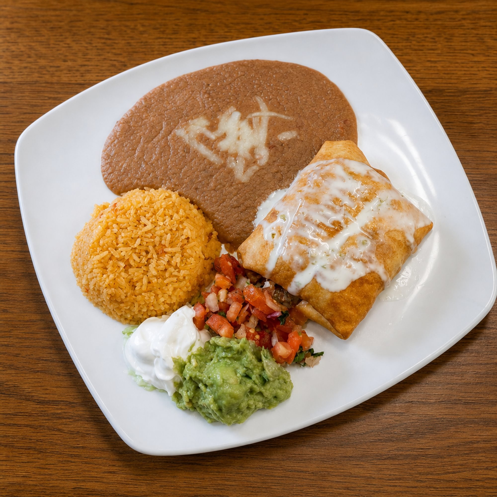 Chimichanga Lunch
