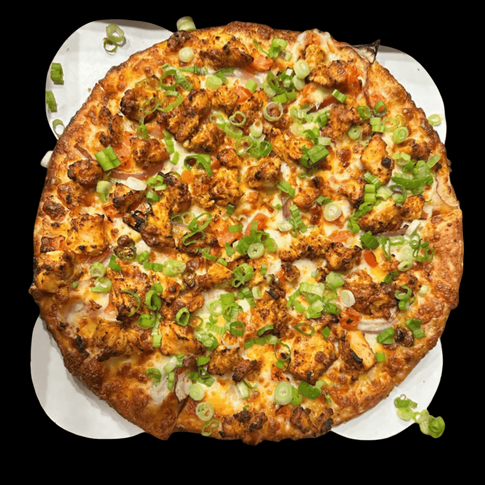 Halal Chicken Tikka Pizza