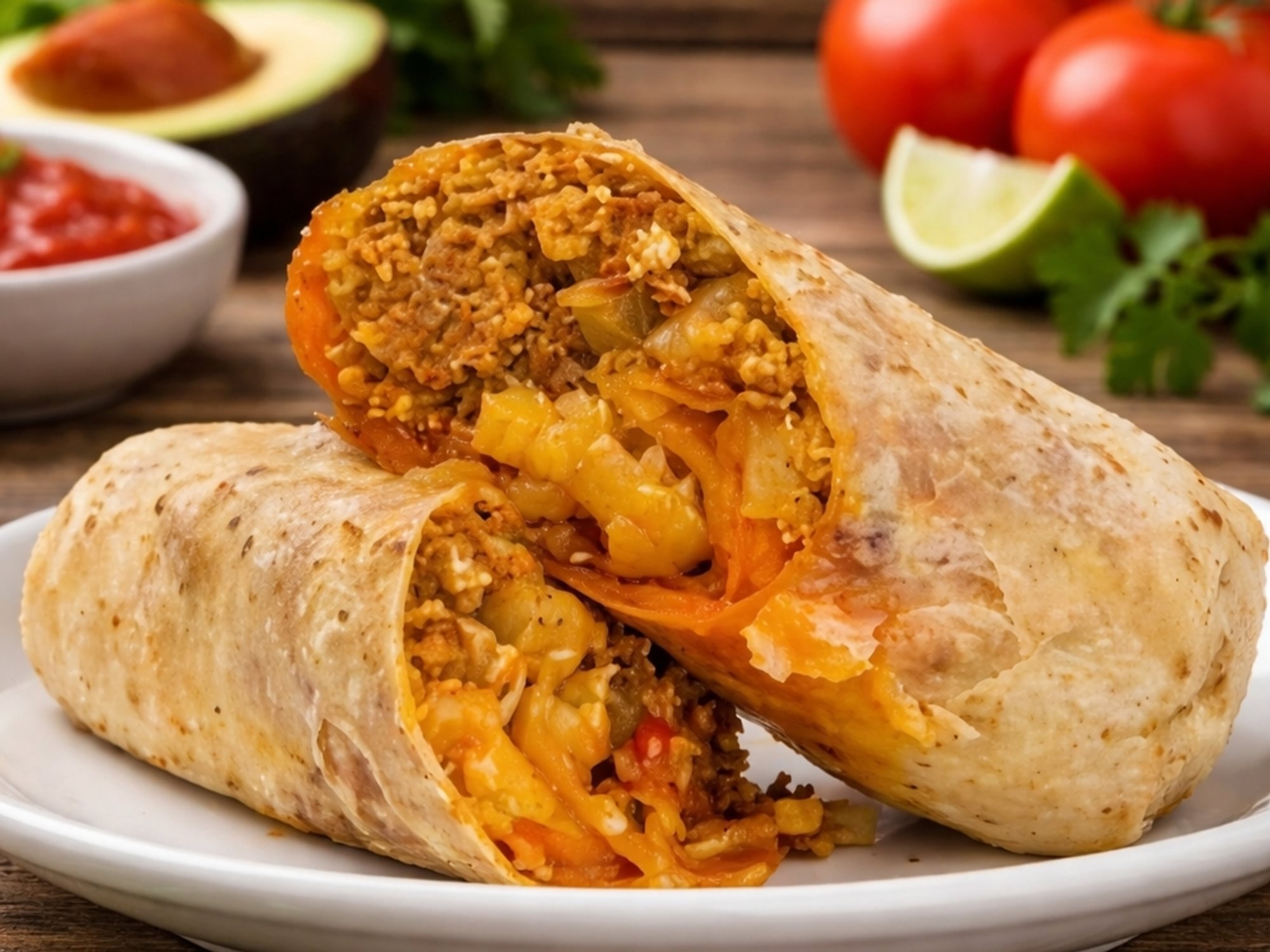 Chorizo Breakfast Burrito