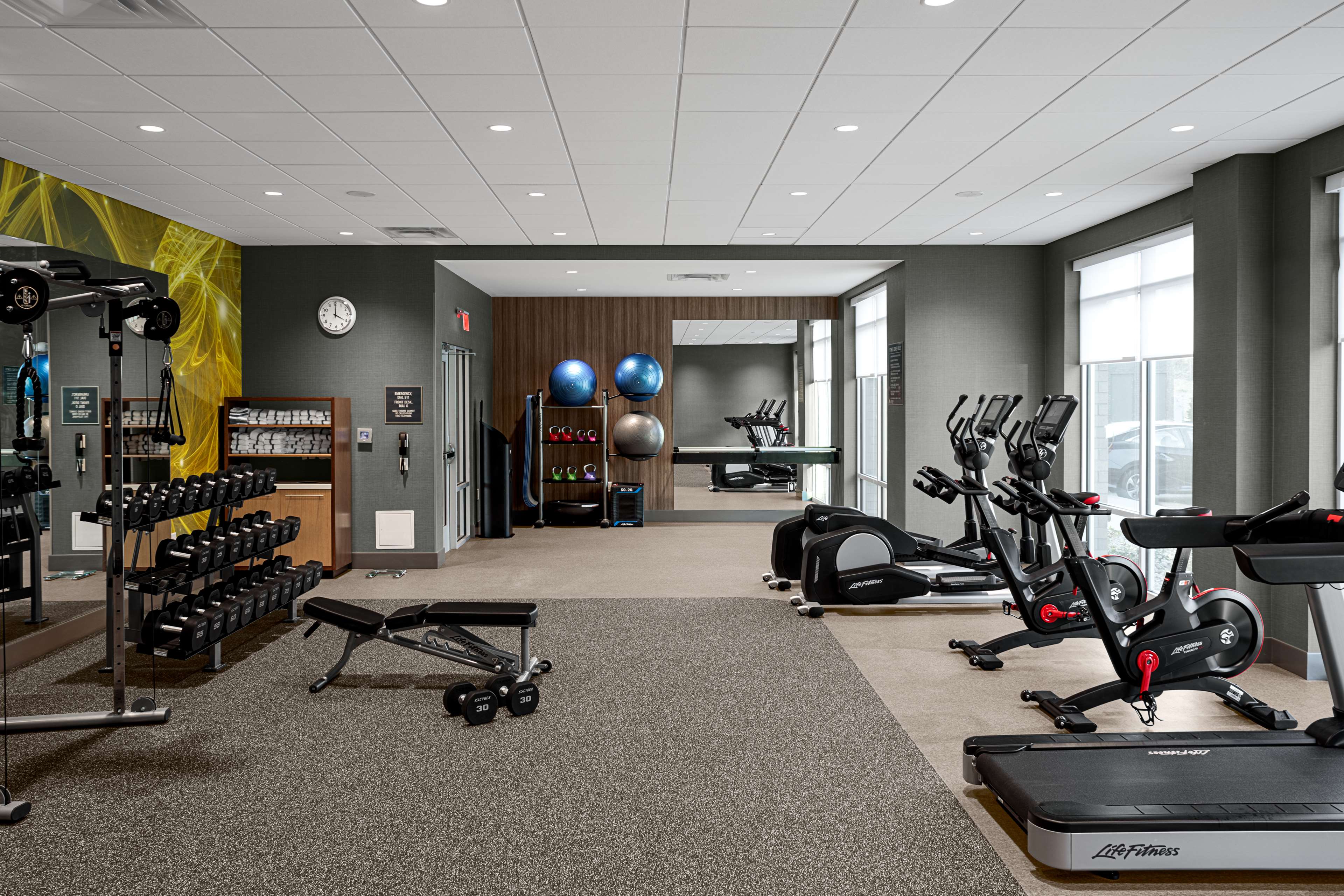 Health club  fitness center  gym