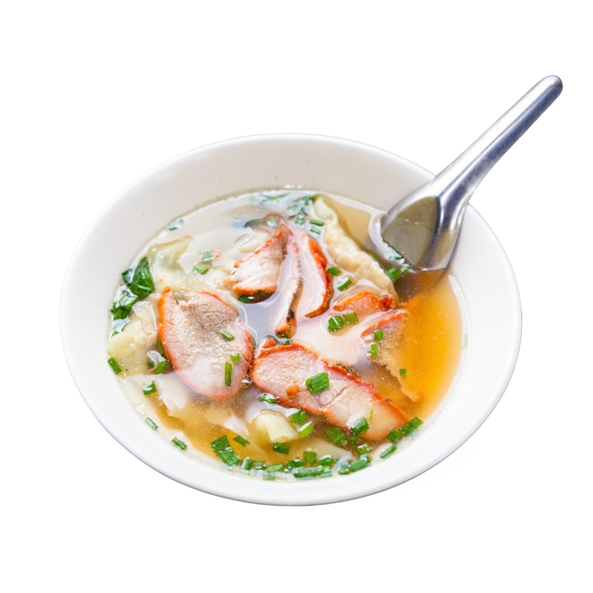 BBQ Pork Wonton Noodle Soup