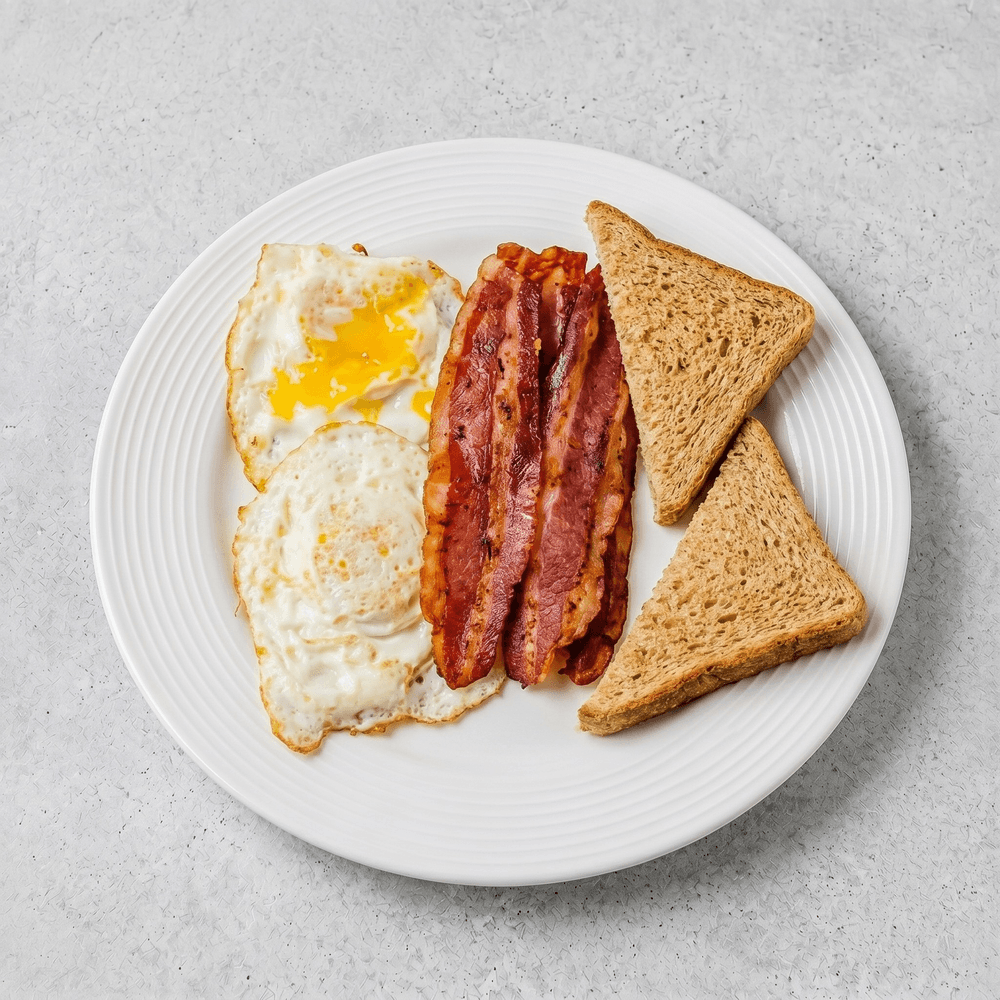 Eggs with Turkey Bacon Platter