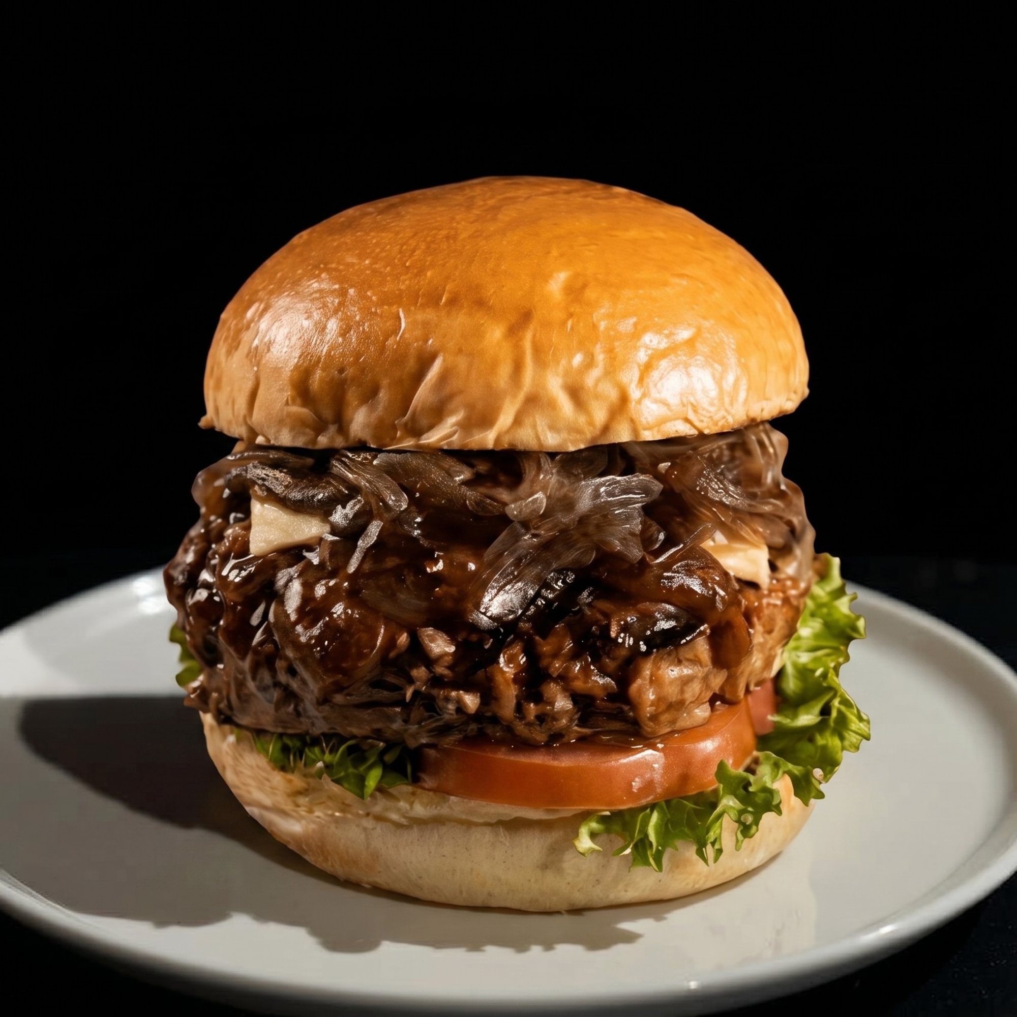 Barnyard B.B.Q. Burger Sandwich Only