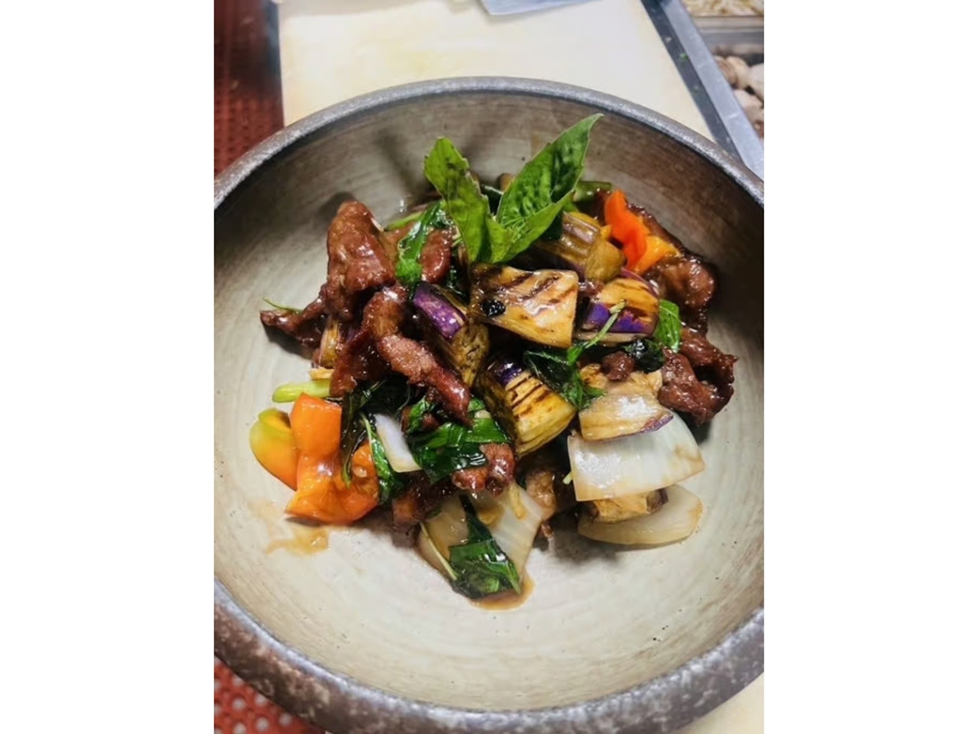 Lunch Bangkok Basil Beef