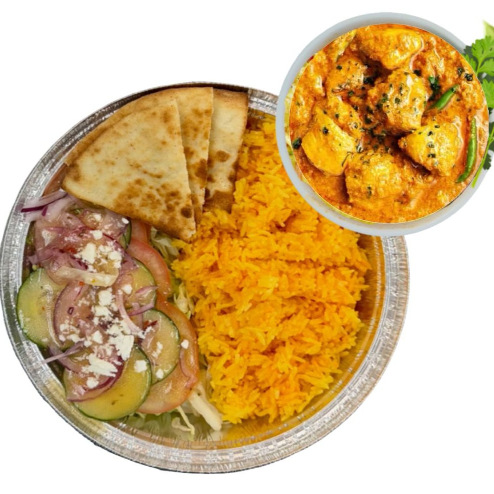 Chicken Curry Platter