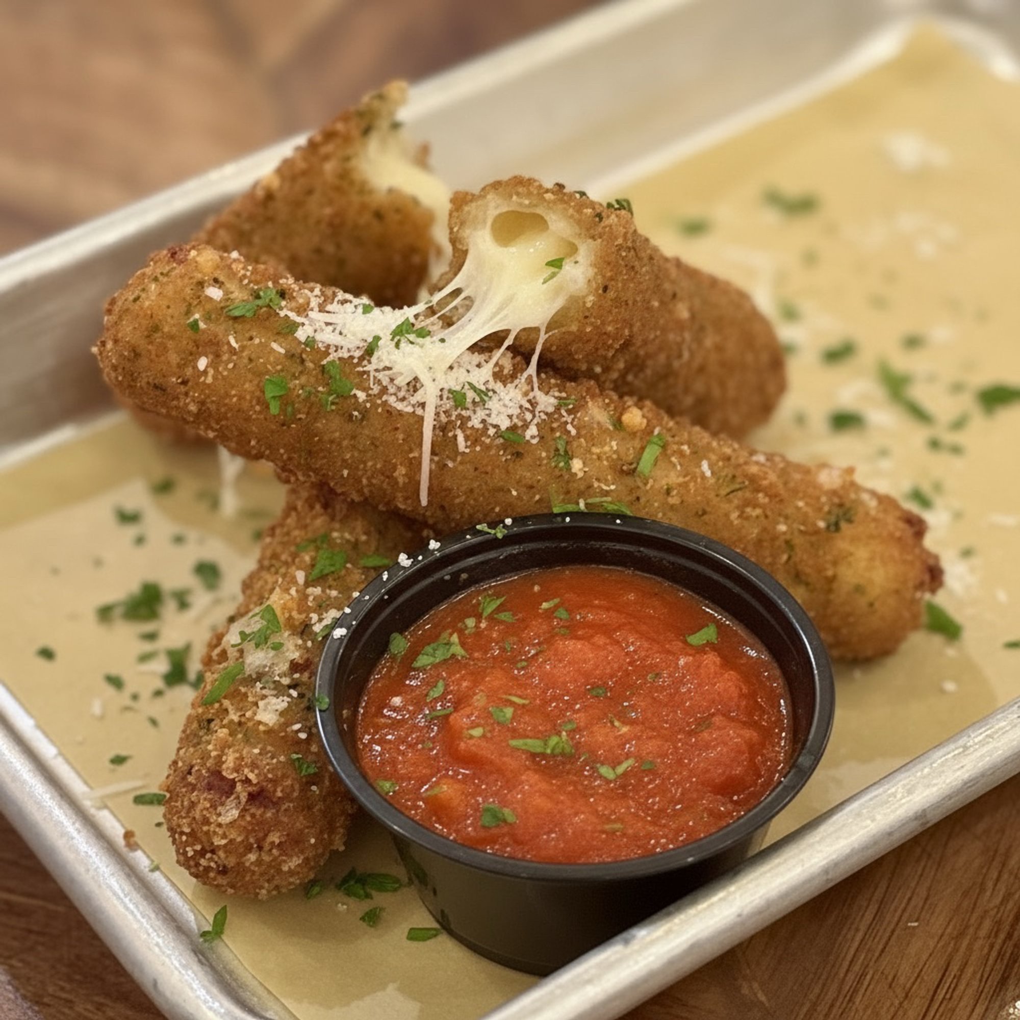 Mozzarella Sticks + Marinara Sauce