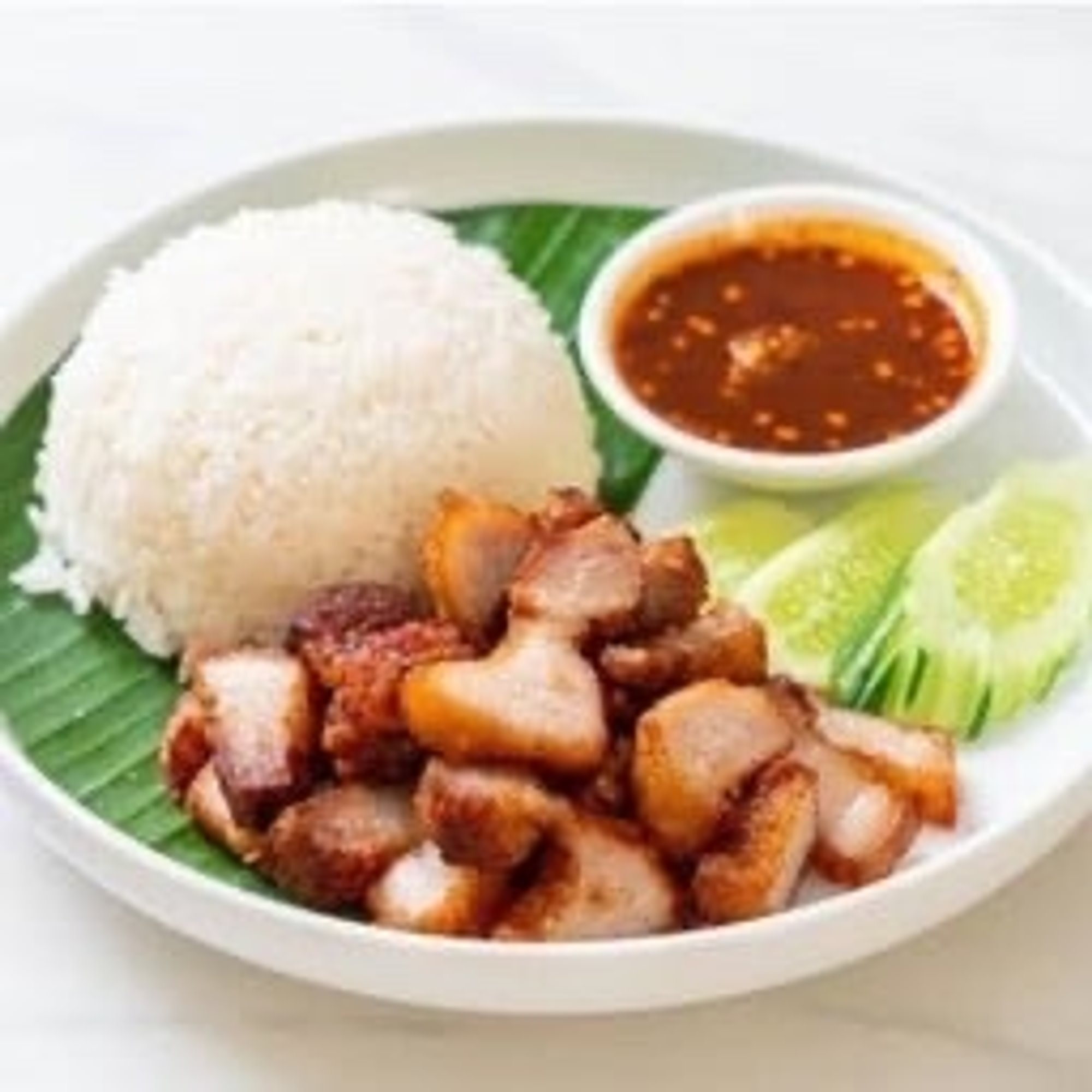 C5.Thai Crispy Pork (Kao Moo Tod)