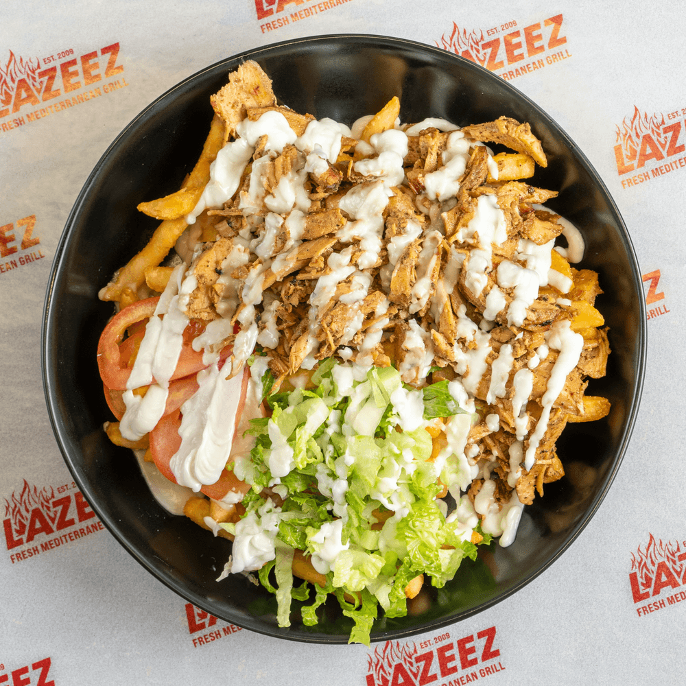 Chicken Shawarma Fry Bowl