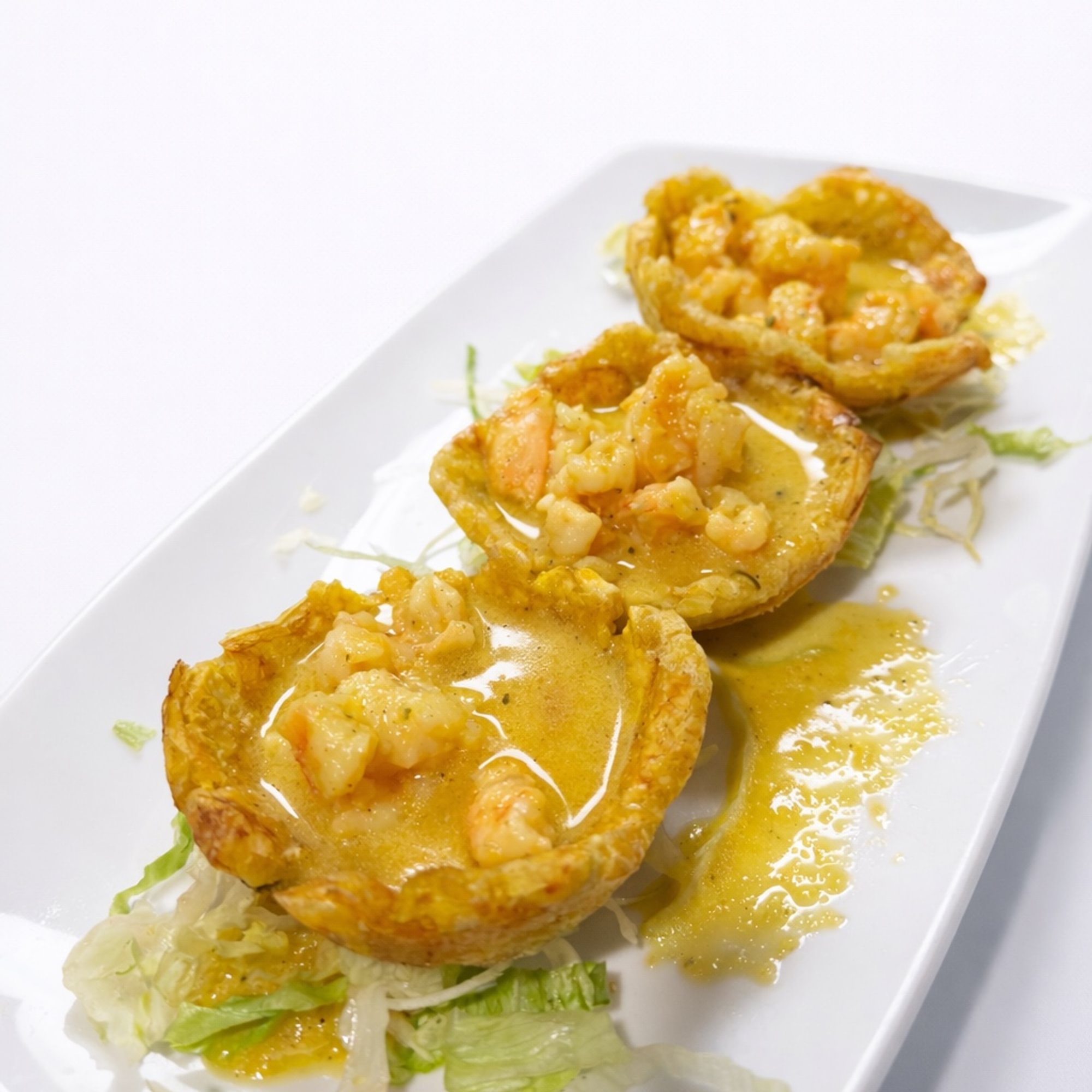 Tostones Rellenos Shrimp
