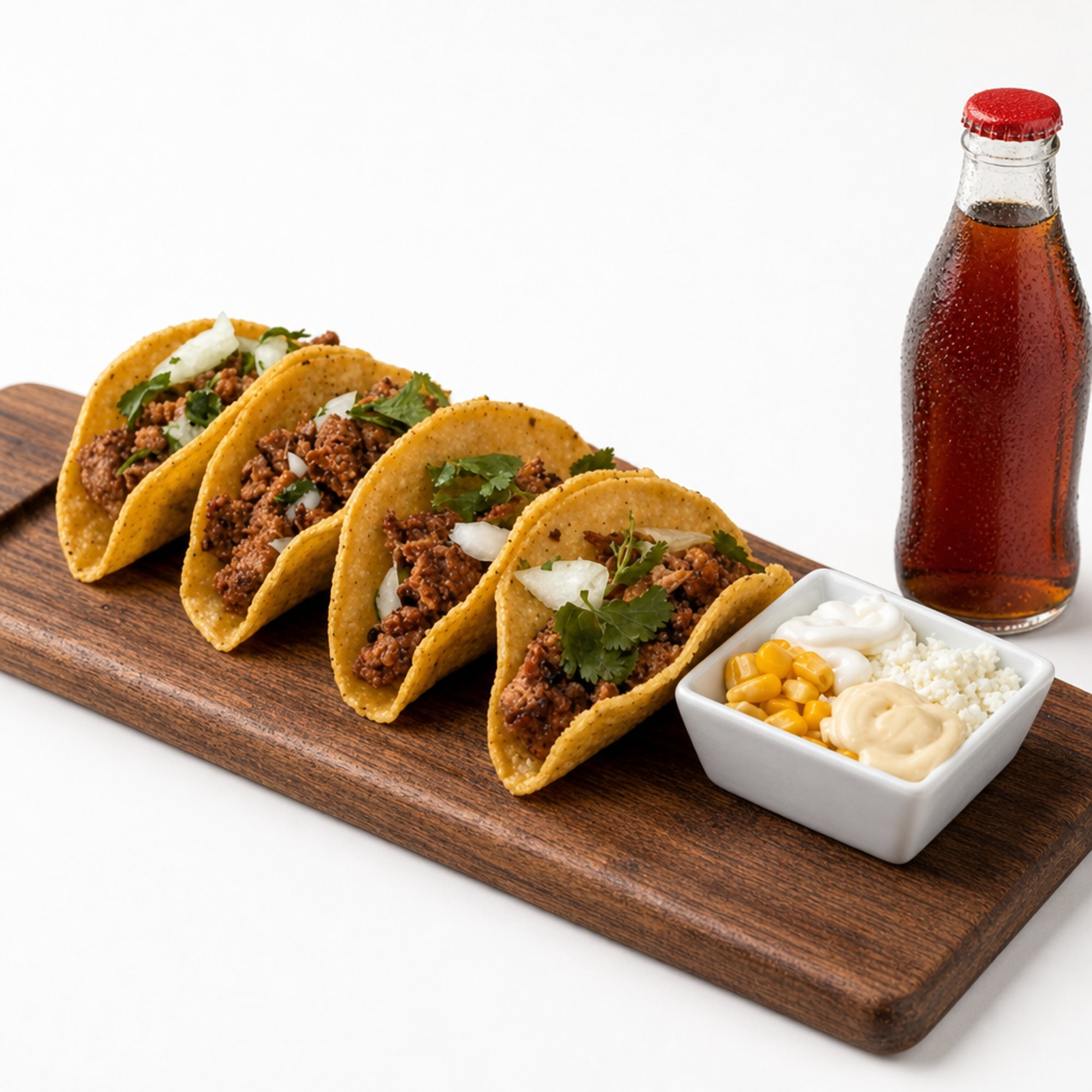# 6 (4 St Tacos 1 Elote and Drink