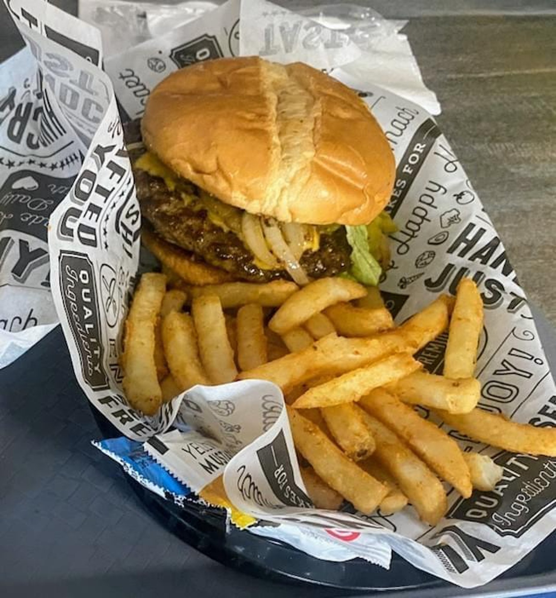 Big Delta Cheeseburger + Fries