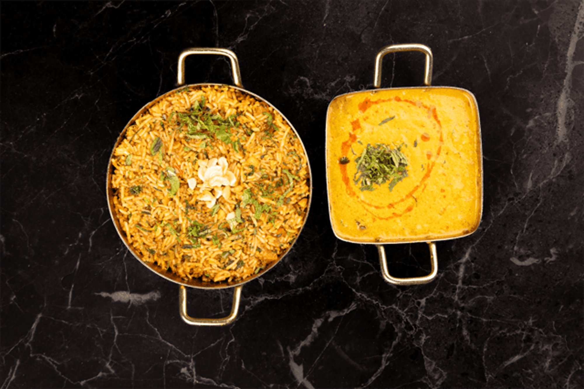 Tomato Rice with Aloo Kurma