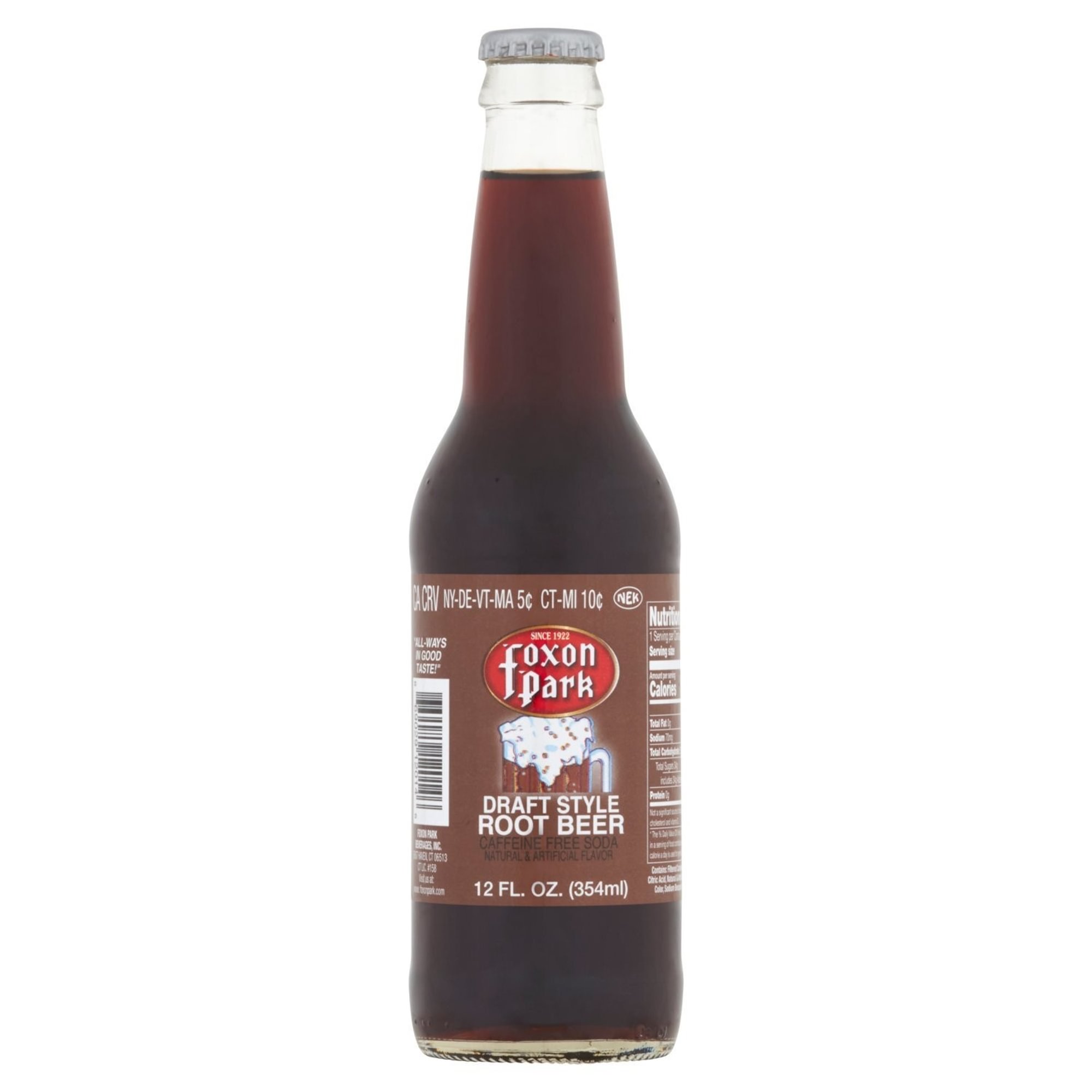 Root Beer Foxon Park Soda 12oz