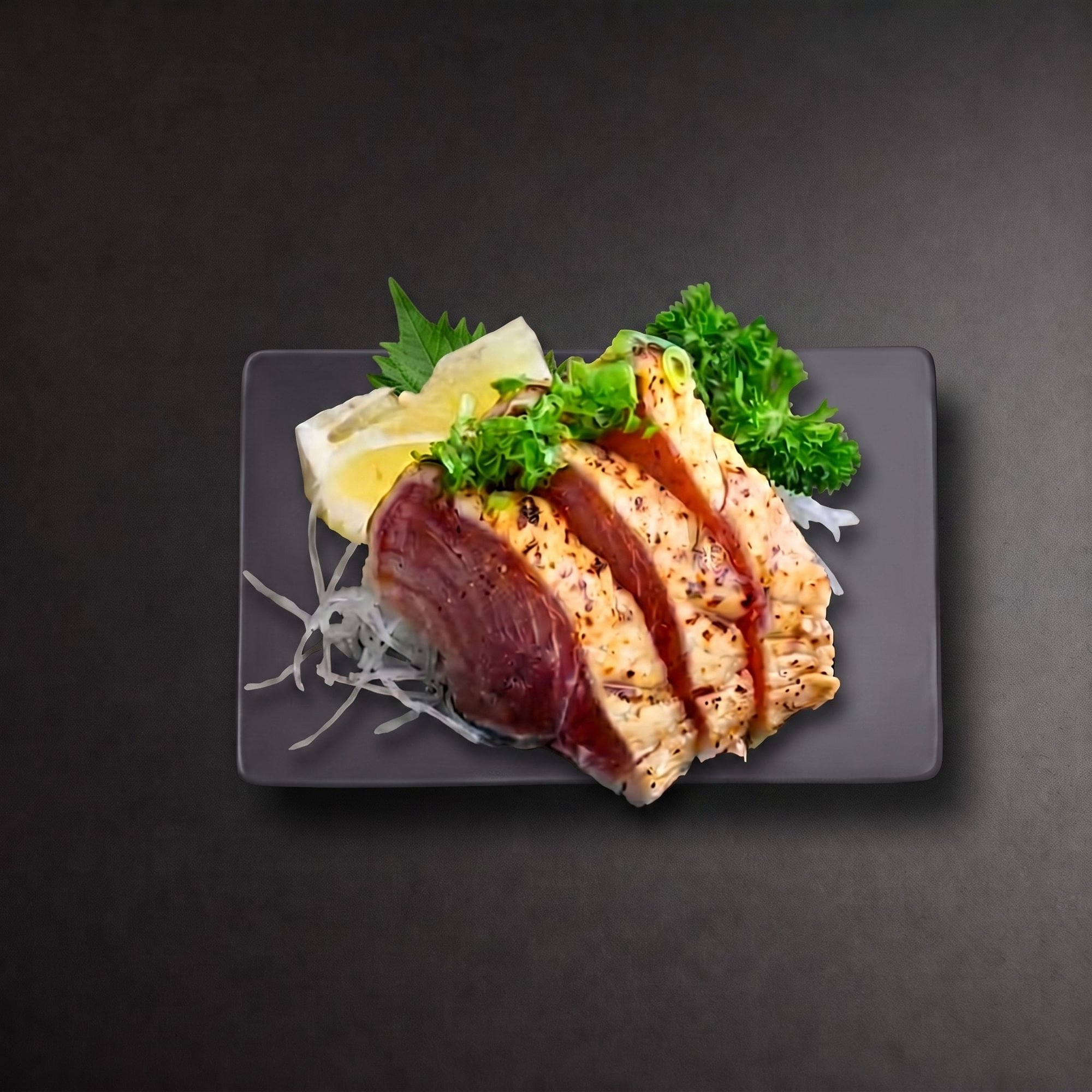 Garlic Albacore Sashimi