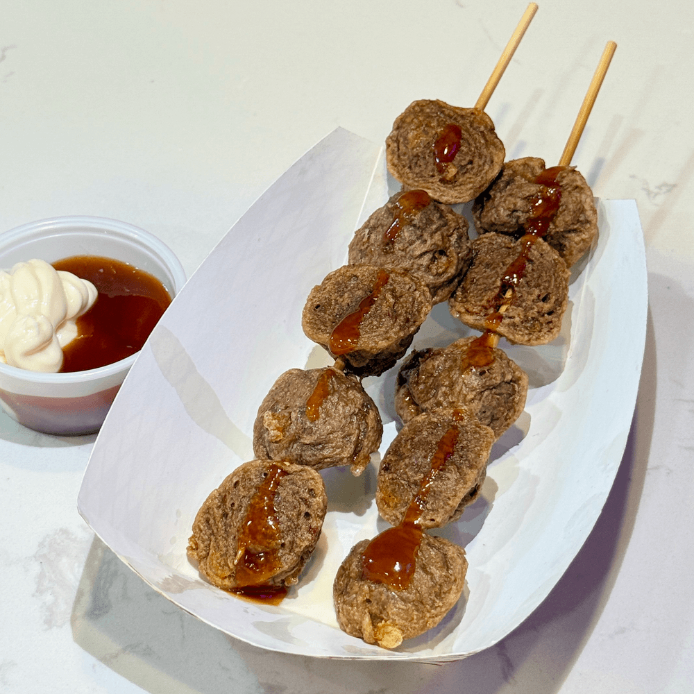 Fried Beef Balls (2 Skewers)
