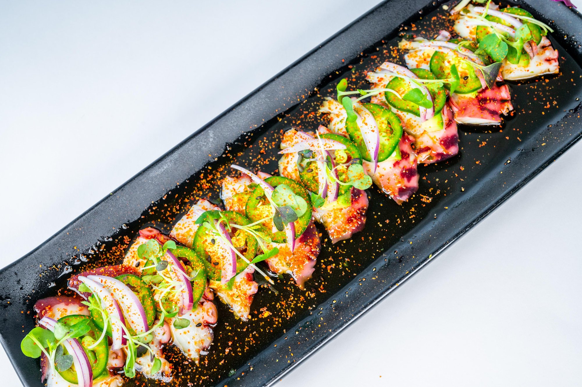 Octopus Carpaccio (10pc)