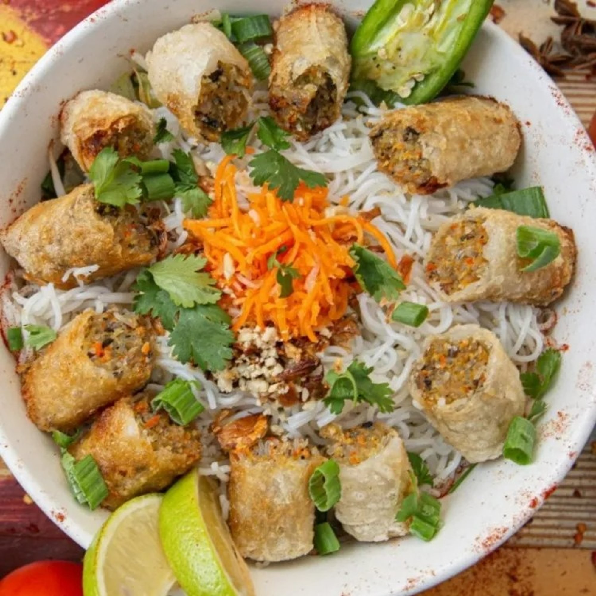 Egg Roll Bowl (Bun Cha Gio)