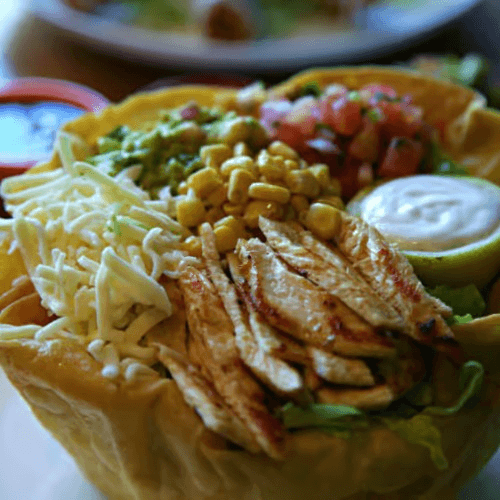 Chicken Fajita Taco Bowl