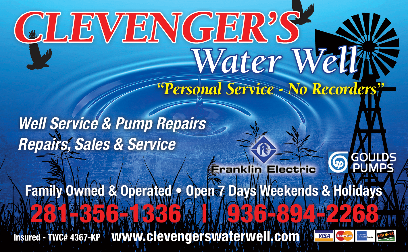 Clevenger's Water Well Service Image