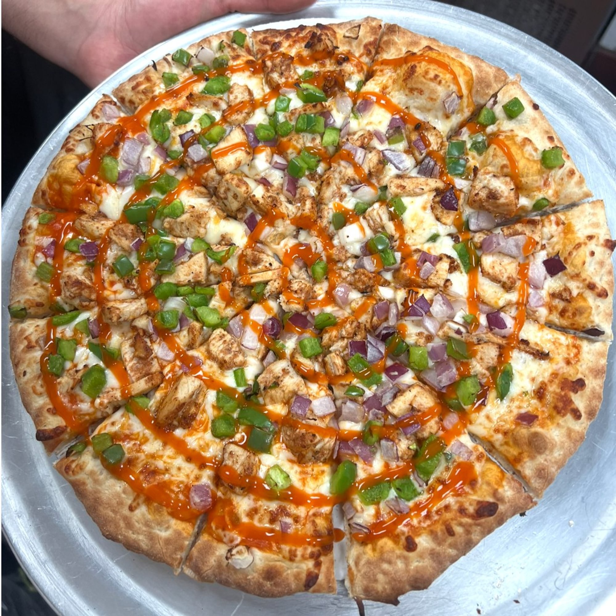 Spicy Buffalo Chicken Pizza