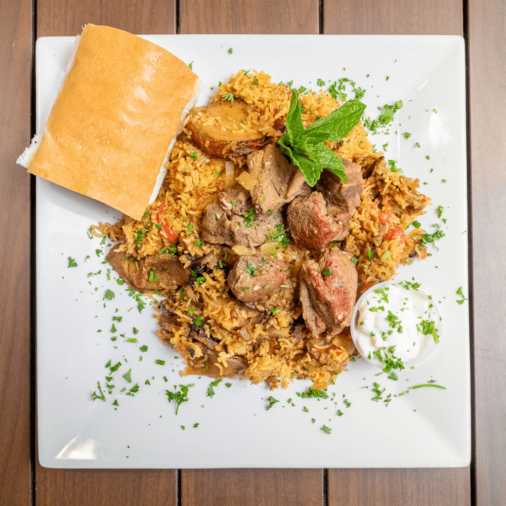 Palestinian Lamb Maqluba