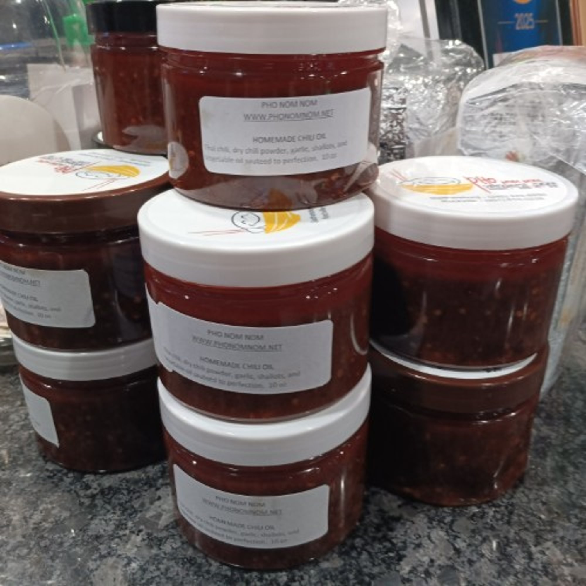 Homemade chili oil - 10 oz