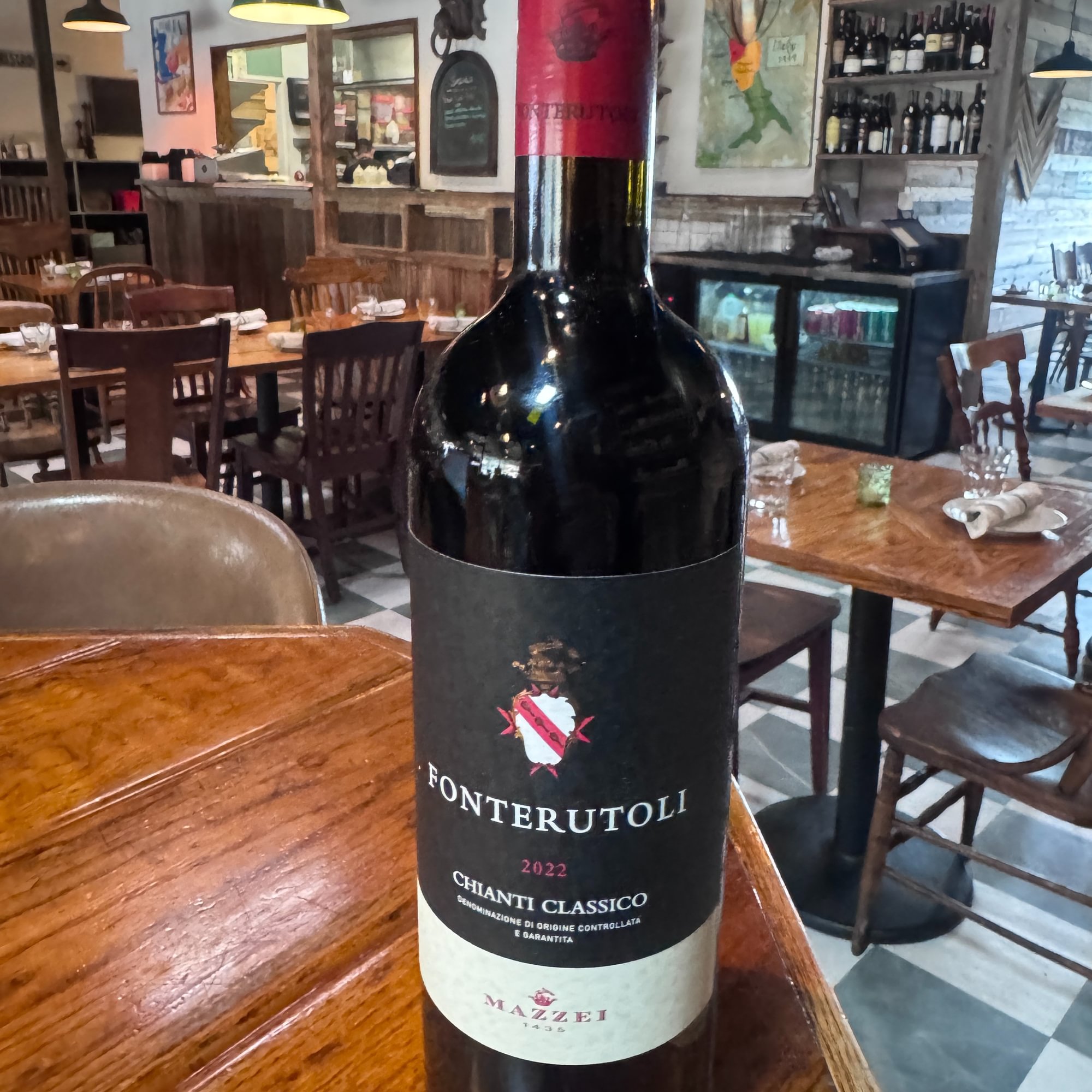 Red Chianti Fonterutoli BTL