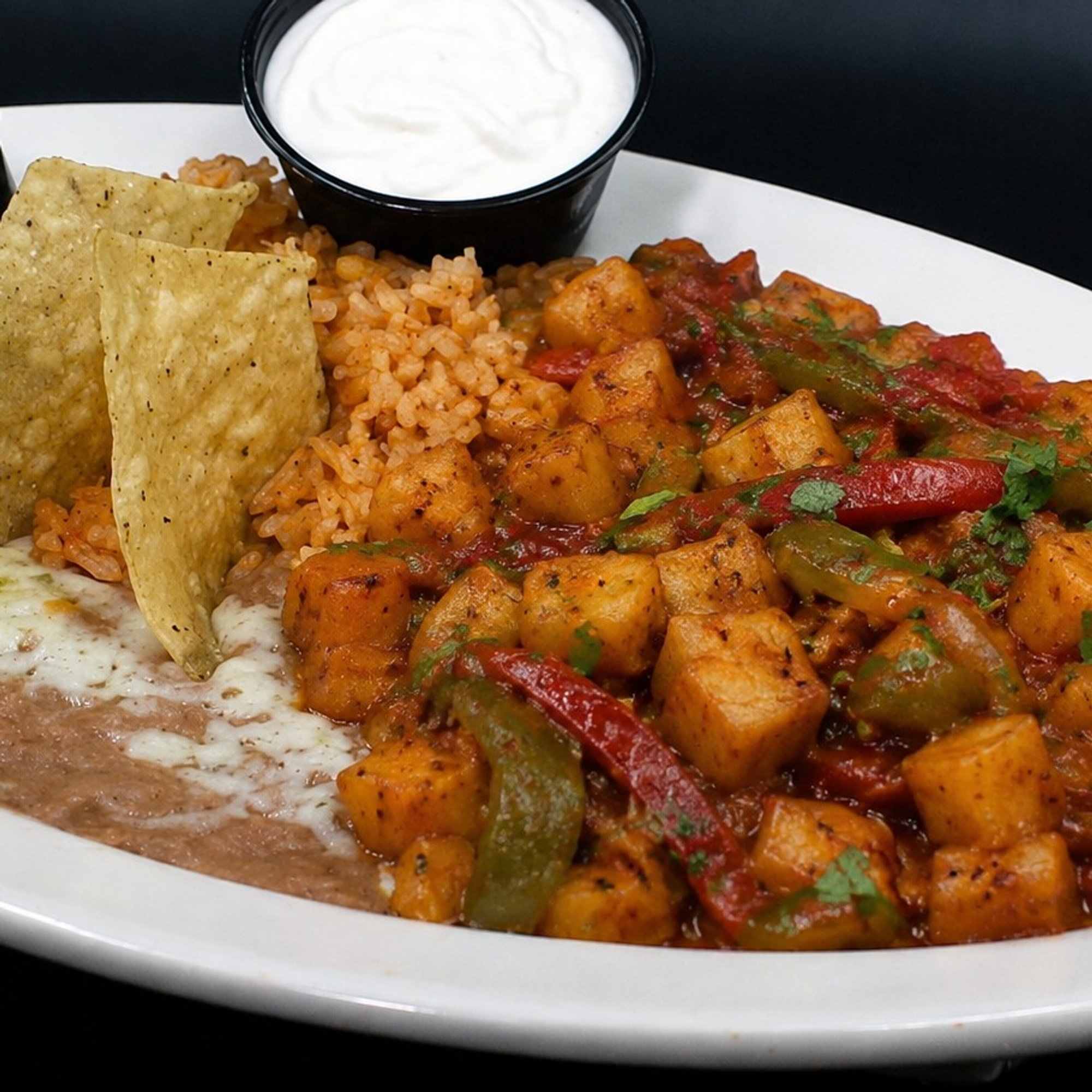 Diced Potato Fajitas