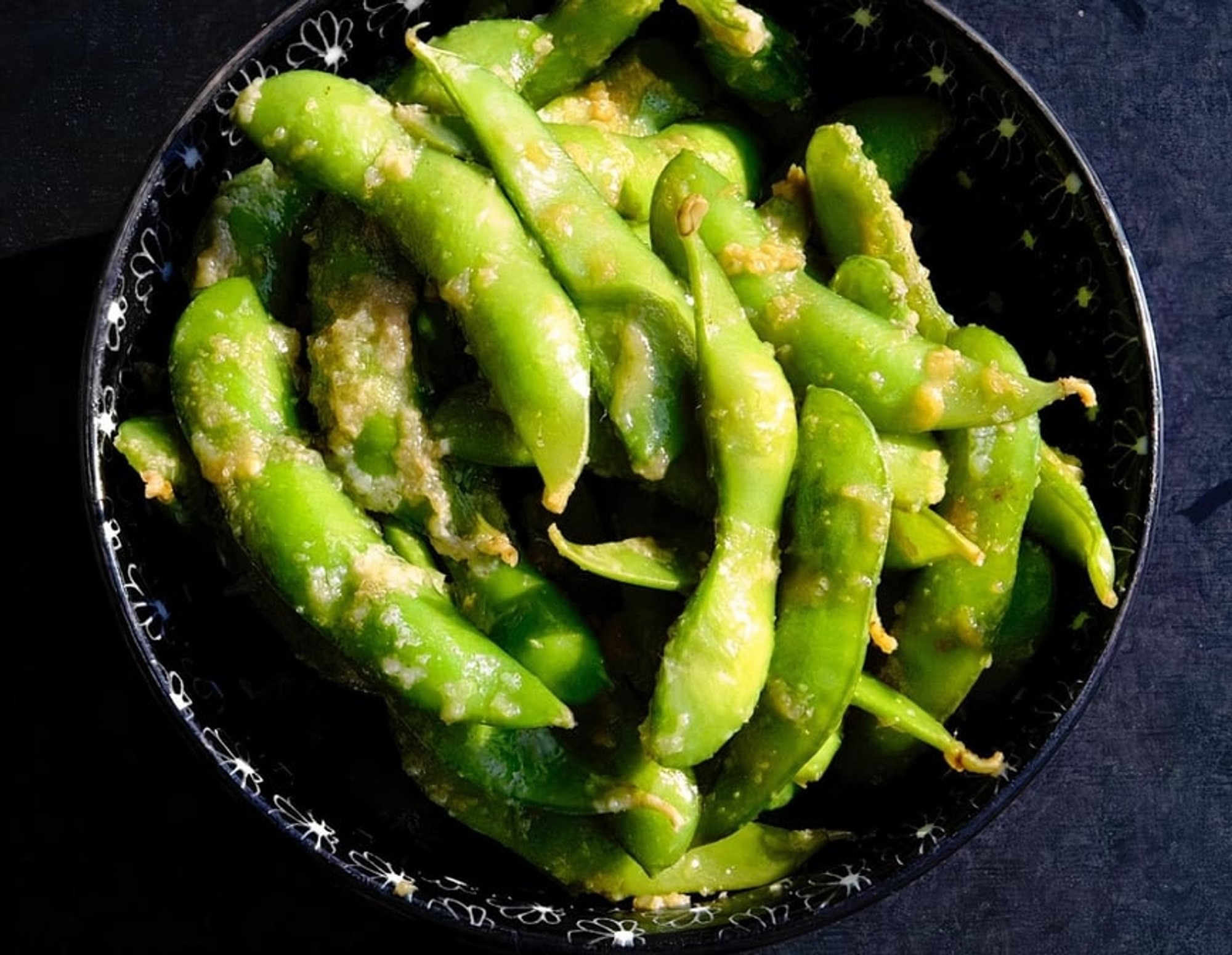 Garlic Edamame