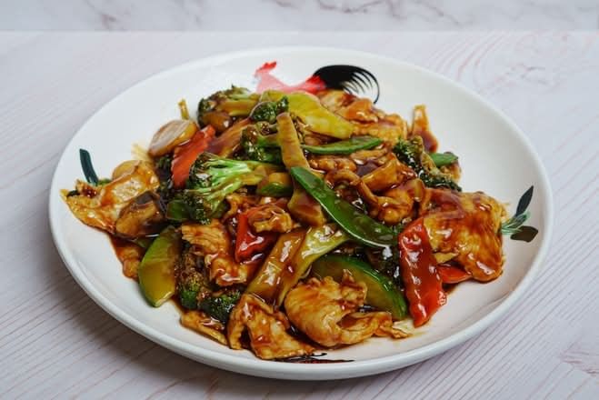 Chicken with Vegetables Lunch 蔬菜鸡