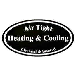 Air tight heating and cooling Logo